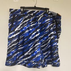 Andi  Shorts Size 3XL Blue And black  Stripped with Pockets